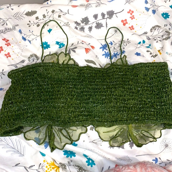 Sheer leaf top from romwe - Picture 2 of 2